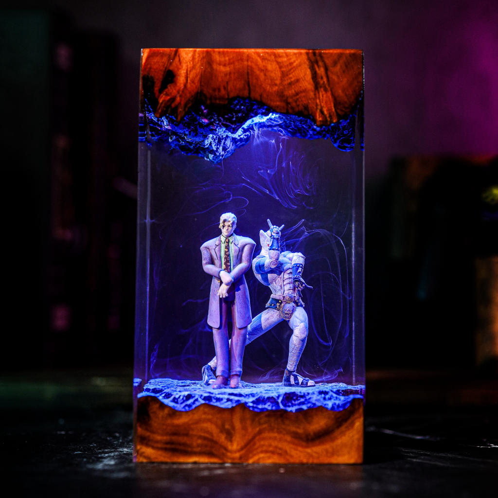 Yoshikage Kira & Killer Queen Jojo's Bizarre Adventure Lamp 1 Yoshikage Kira & Killer Queen Jojo's Bizarre Adventure Lamp