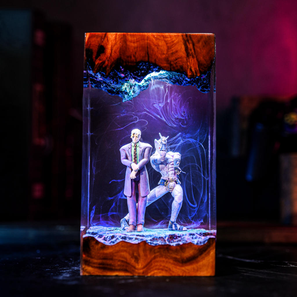 Yoshikage Kira & Killer Queen Jojo's Bizarre Adventure Lamp 4 JoJo’s Bizarre Adventure desk light