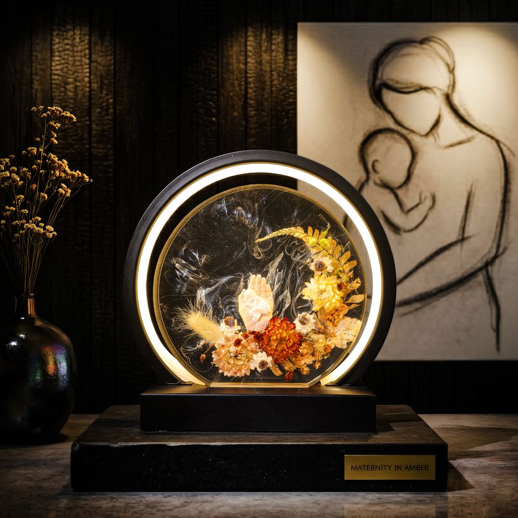 Mother & Baby Eternal Bloom Lamp 7 Mother and Baby Eternal Bloom Table Lamp