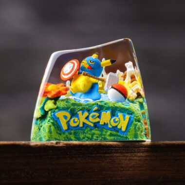 Pikachu Captain America Pokémon Keycap