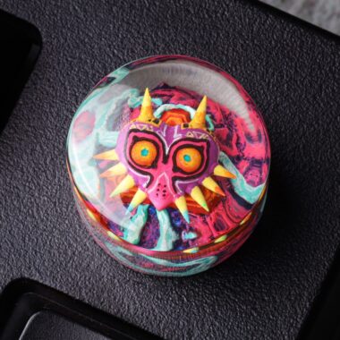Custom Majora’s Mask Resin Knob