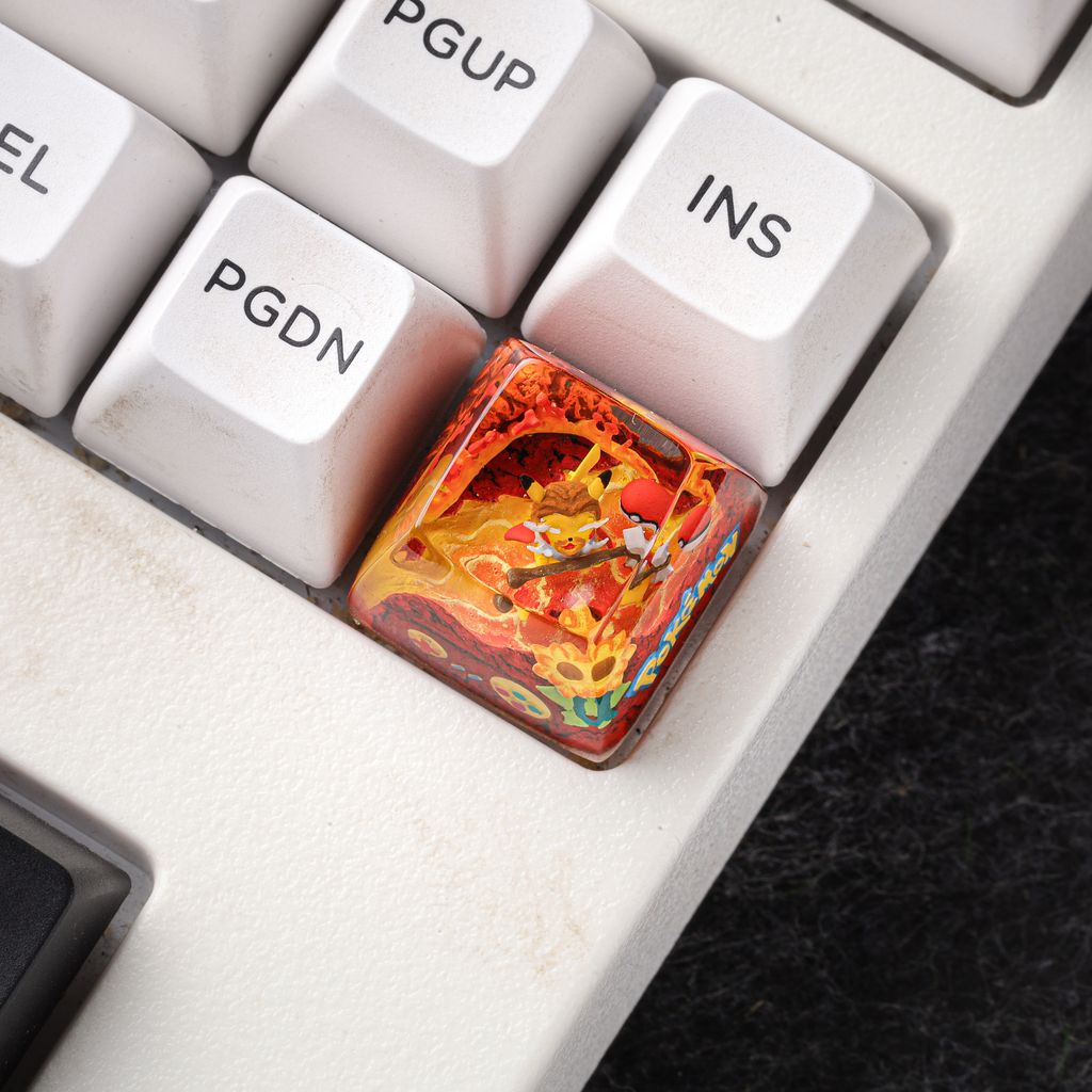 Thor Stormbreaker Pikachu Pokémon Keycap 4 Pokémon Pikachu Stormbreaker Mechanical Keyboard Keycap