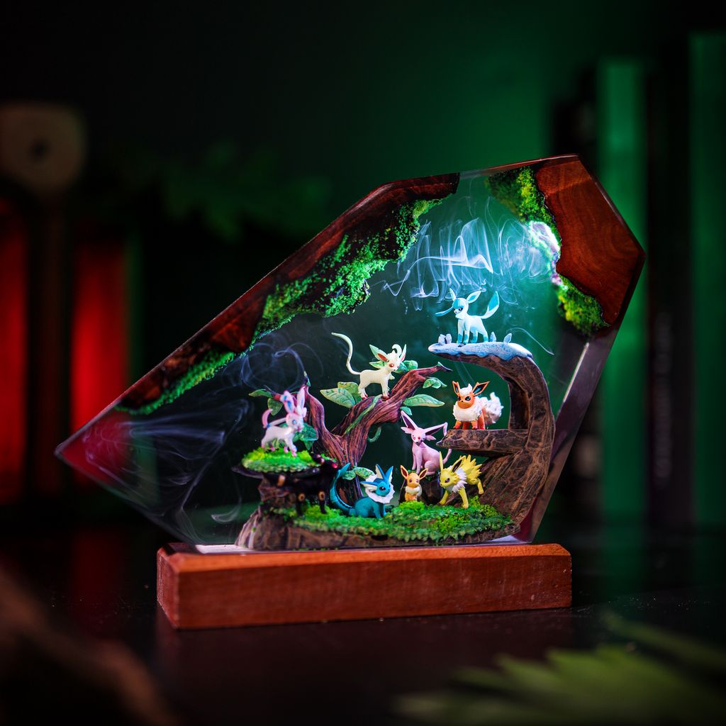 Eevee Evolution Family Pokémon Lamp 3 Eevee Evolution Family Pokémon LED Light