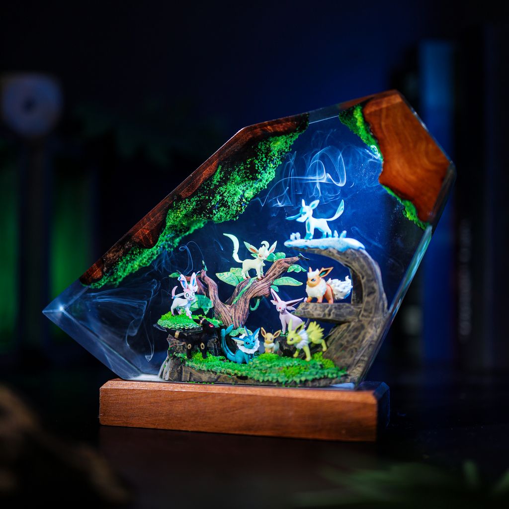 Eevee Evolution Family Pokémon Lamp 5 Eevee Evolution Family Pokémon Night Lamp