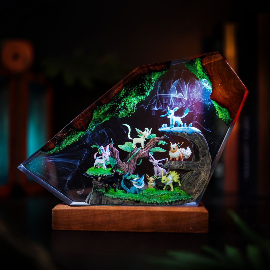 Eevee Evolution Family Pokémon Lamp 1 Eevee Evolution Family Pokémon Lamp