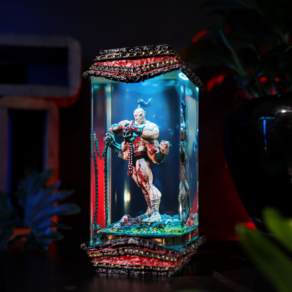 Four-Arm Warrior Gaming Lamp 2 Four-Arm Warrior Epoxy Night Light