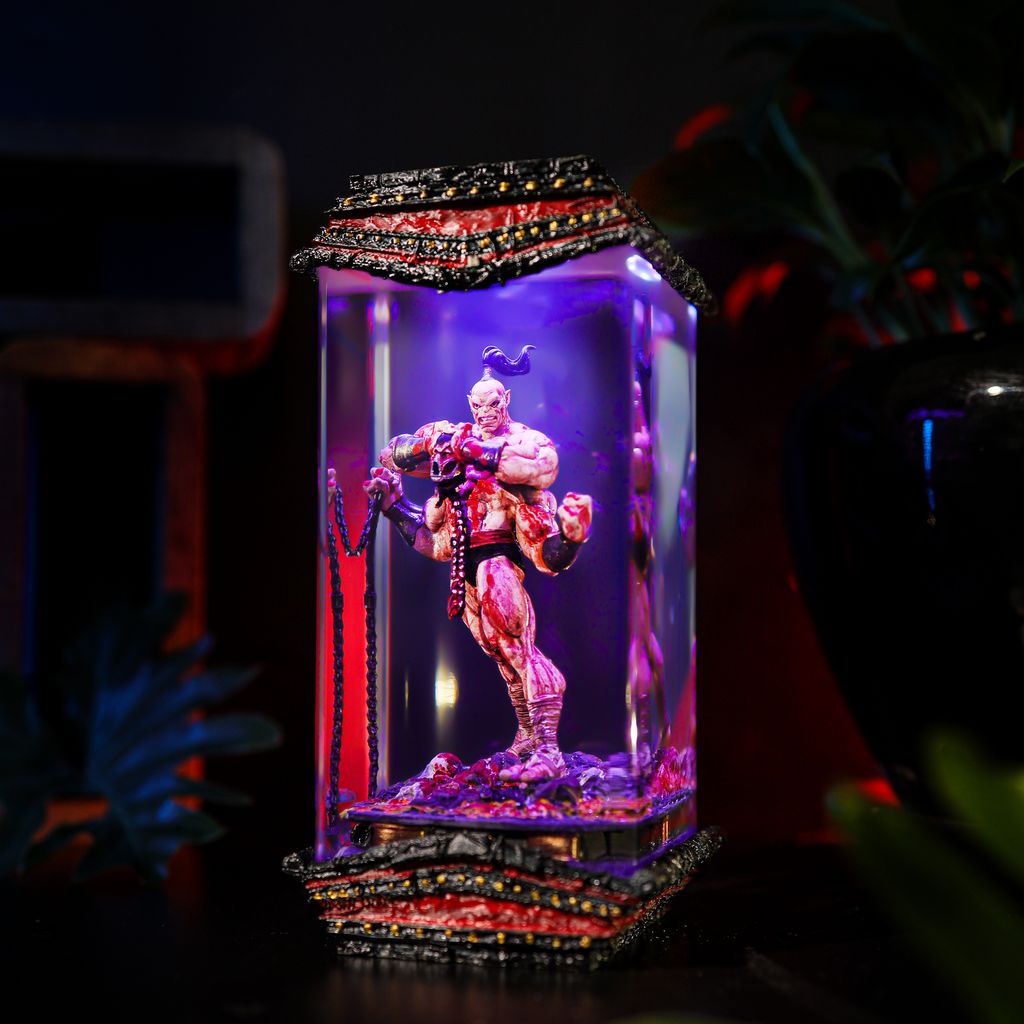 Four-Arm Warrior Gaming Lamp 3 Four-Arm Warrior Resin Lamp