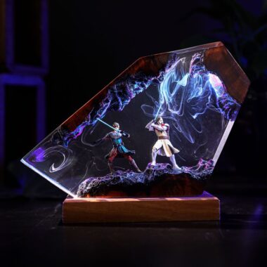 General Kenobi & Anakin Skywalker Star Wars Lamp