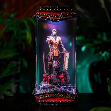 Handmade Hellfire Ninja Gaming Lamp