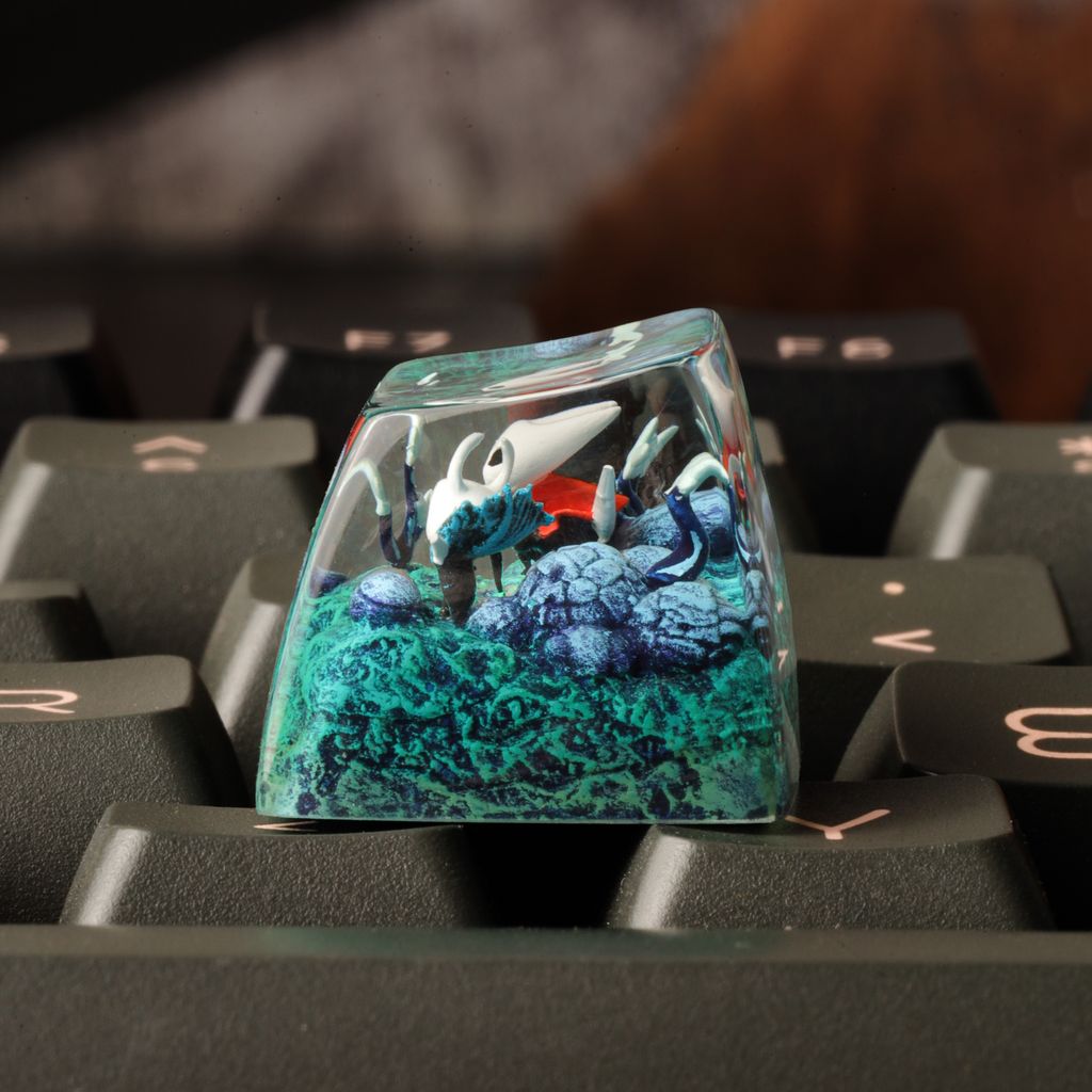 Hollow Knight Artisan Keycap Ver 2 9 Hollow Knight Resin Keycap for Mechanical Keyboards