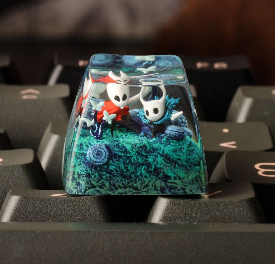 Hollow Knight Artisan Keycap Ver 2 8 Custom Knight Keycap for Cherry MX Switches