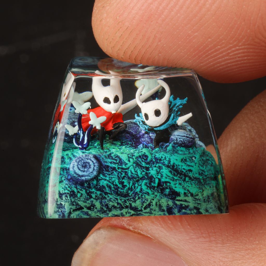 Hollow Knight Artisan Keycap Ver 2 5 Handmade Hollow Knight Gaming Keycap