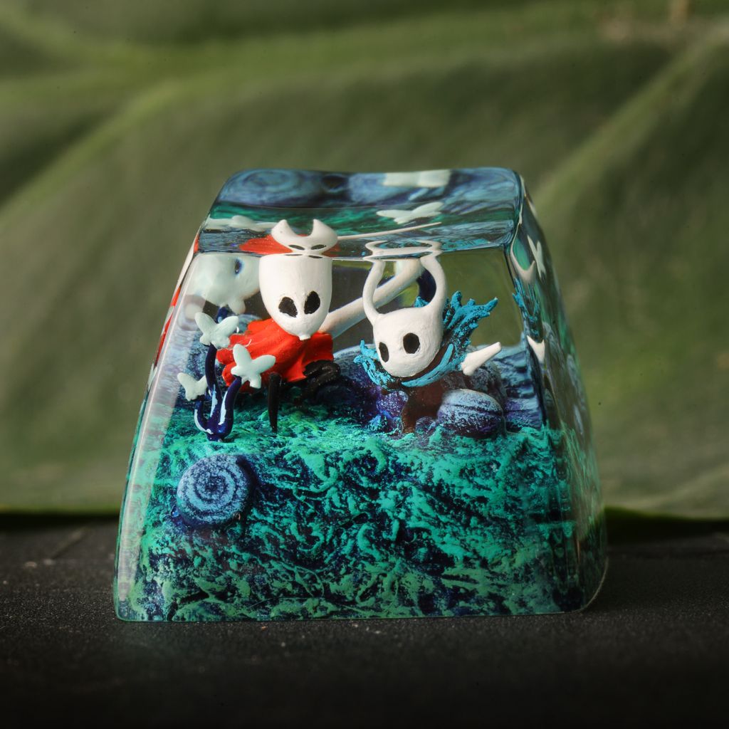 Hollow Knight Artisan Keycap Ver 2 3 Custom Knight Keycap for Cherry MX Switches