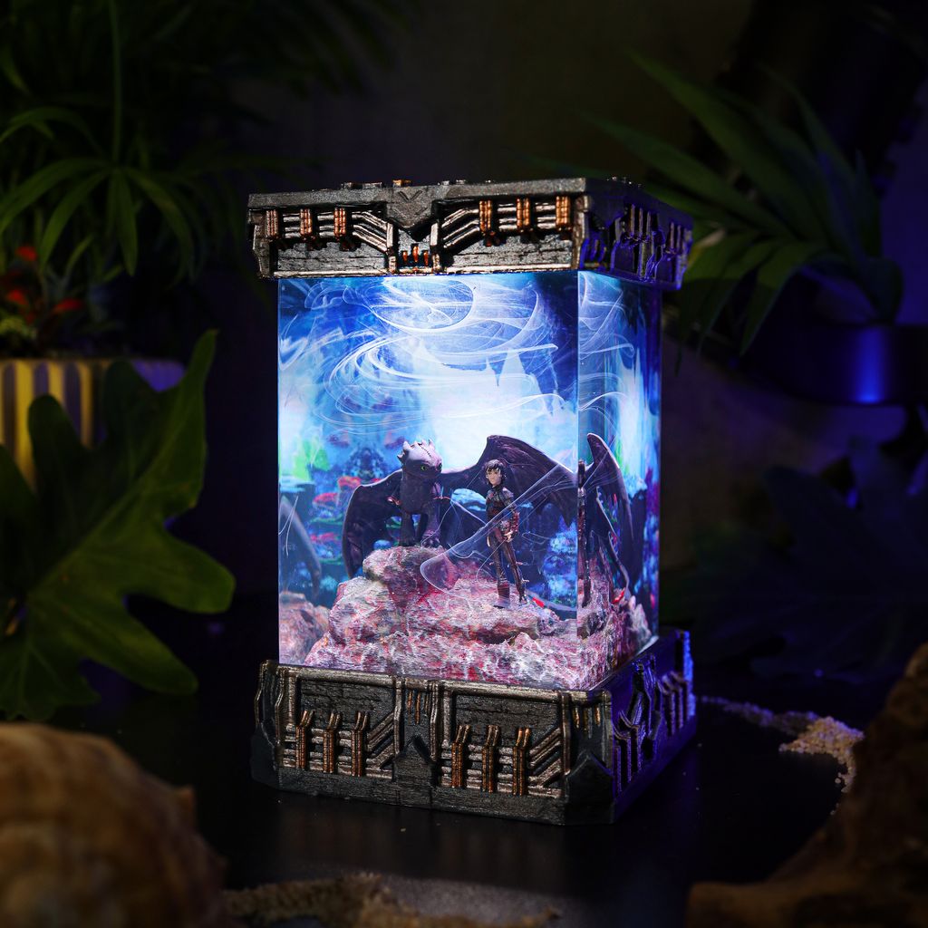 How To Train Your Dragon Toothless and Hiccup Lamp 9 HTTYD Toothless and Hiccup Night Light