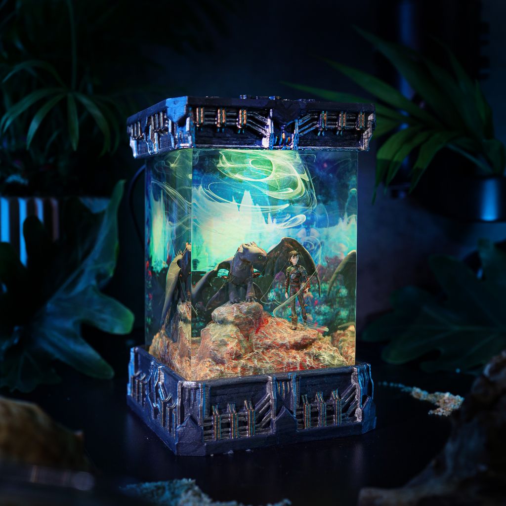 How To Train Your Dragon Toothless and Hiccup Lamp 7 How To Train Your Dragon Toothless and Hiccup Table Lamp