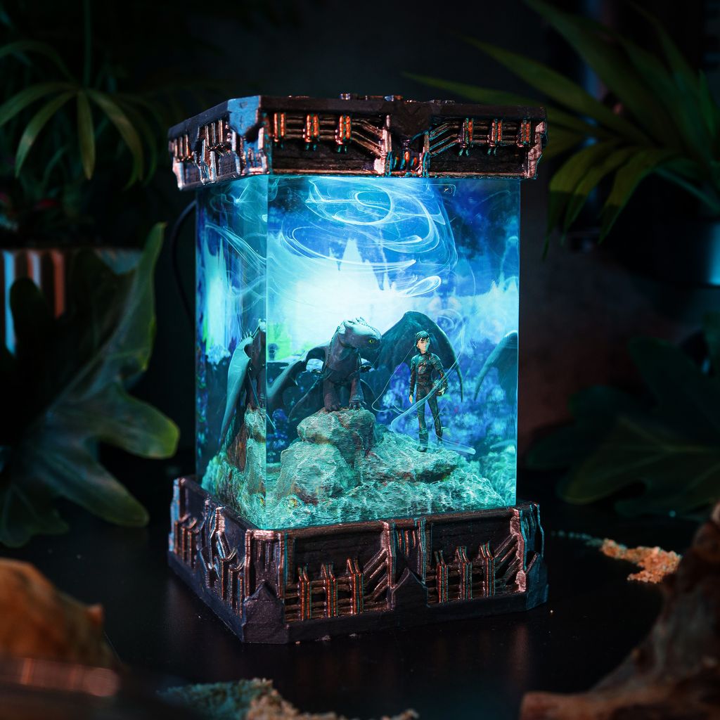 How To Train Your Dragon Toothless and Hiccup Lamp 6 How To Train Your Dragon Toothless and Hiccup LED Light
