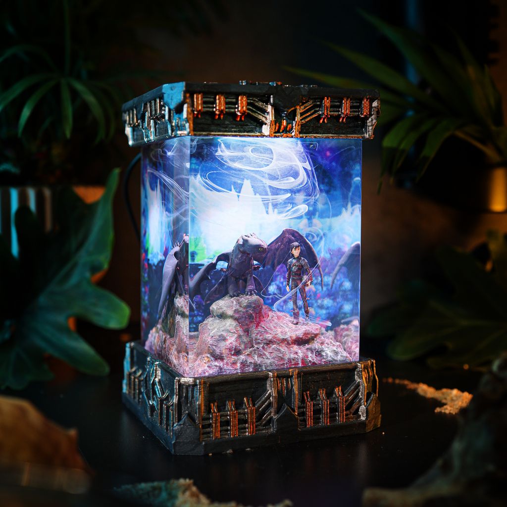 How To Train Your Dragon Toothless and Hiccup Lamp 5 How To Train Your Dragon Toothless and Hiccup Night Lamp