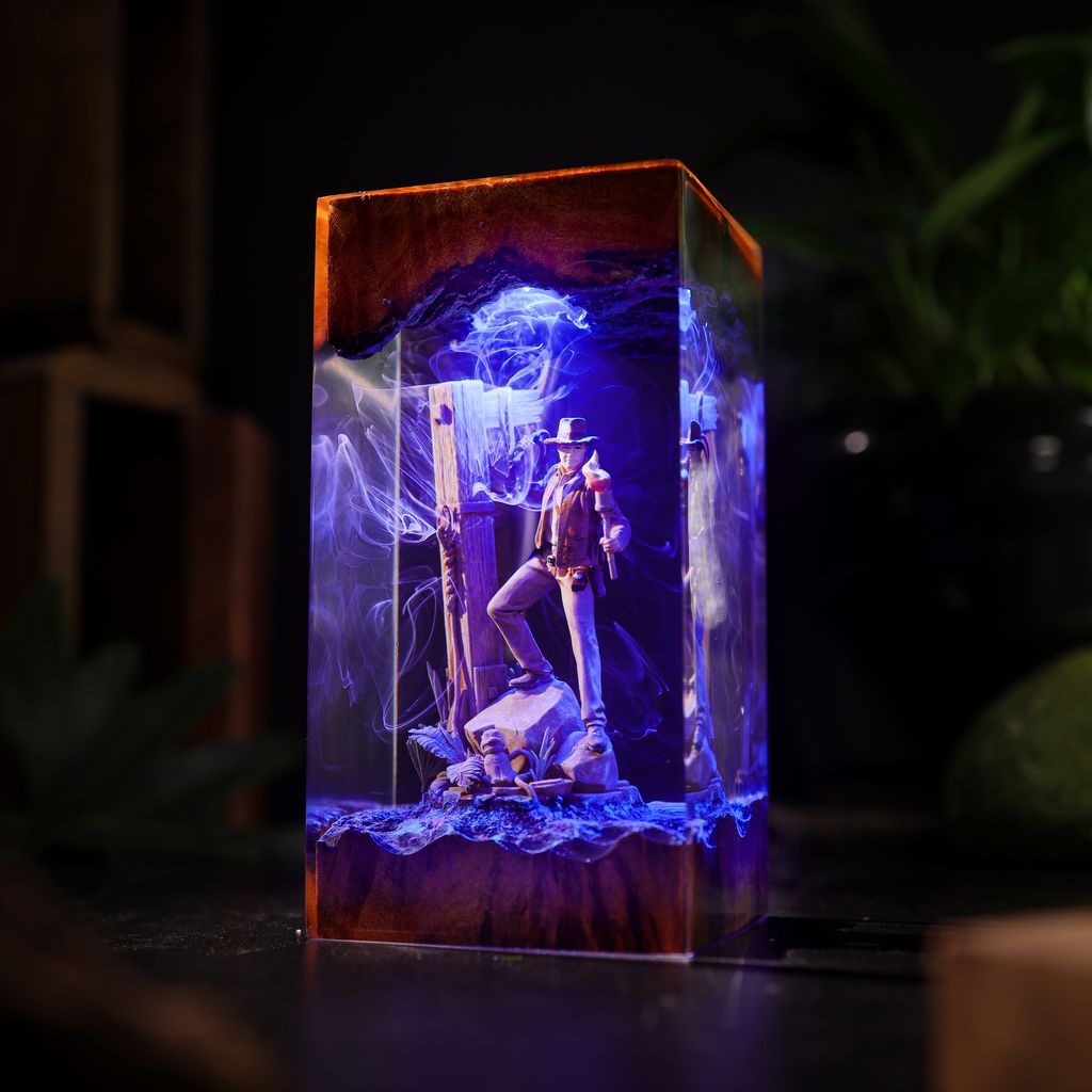Indiana Jones and the Great Circle Lamp 5 Indiana Jones and the Great Circle LED Table Lamp