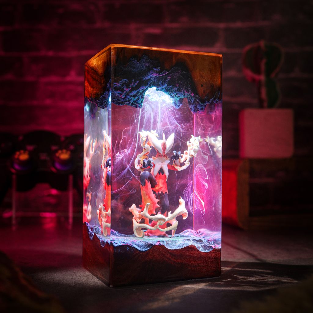 Mega Blaziken Pokémon Lamp Ver 2 6 Mega Blaziken Anime Table Lamp