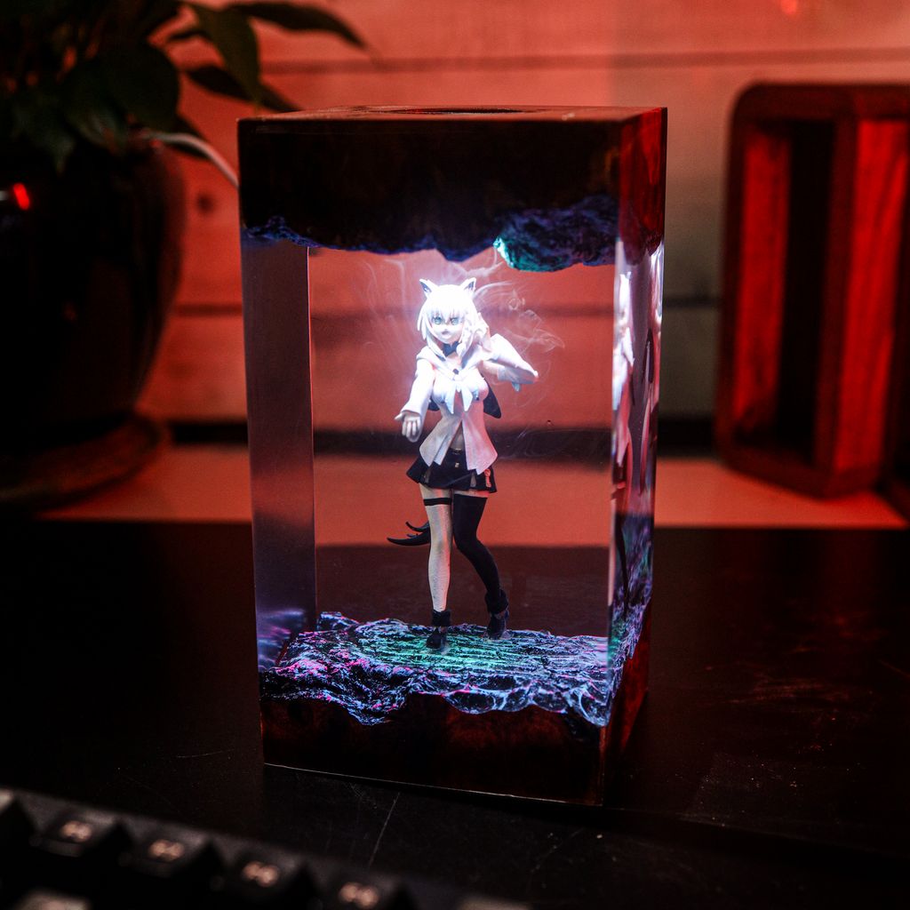 Shirakami Fubuki Hololive Lamp 9 Shirakami Fubuki Hololive Night Light