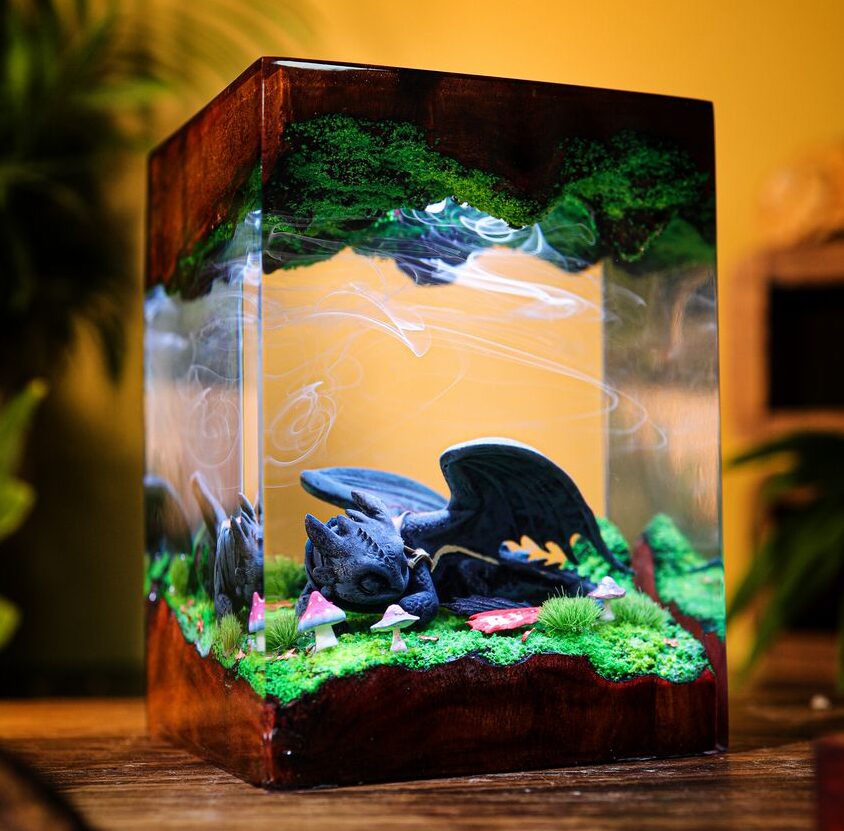 Sleeping Toothless How to Train Your Dragon Lamp 1 Sleeping Toothless How to Train Your Dragon Lamp