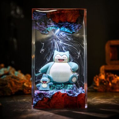 Snorlax and Munchlax Pokémon Lamp