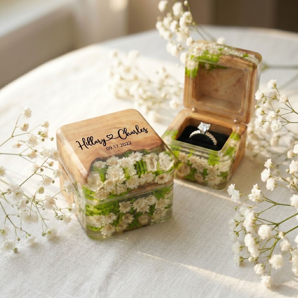 Daisy Flower Ring Box 8 Daisy Flower Engagement Ring Box