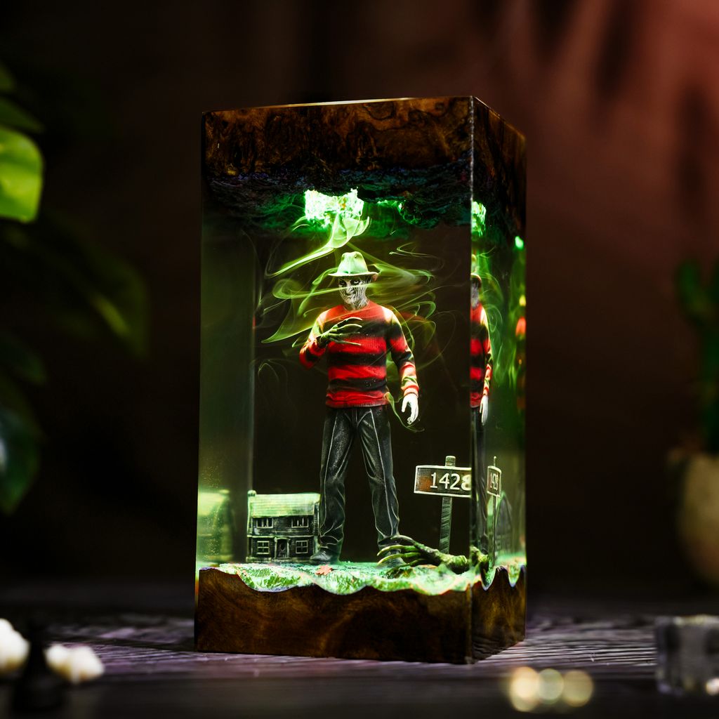 Freddy Krueger A Nightmare on Elm Street Lamp 3 Horror Character Decorative Desk Light