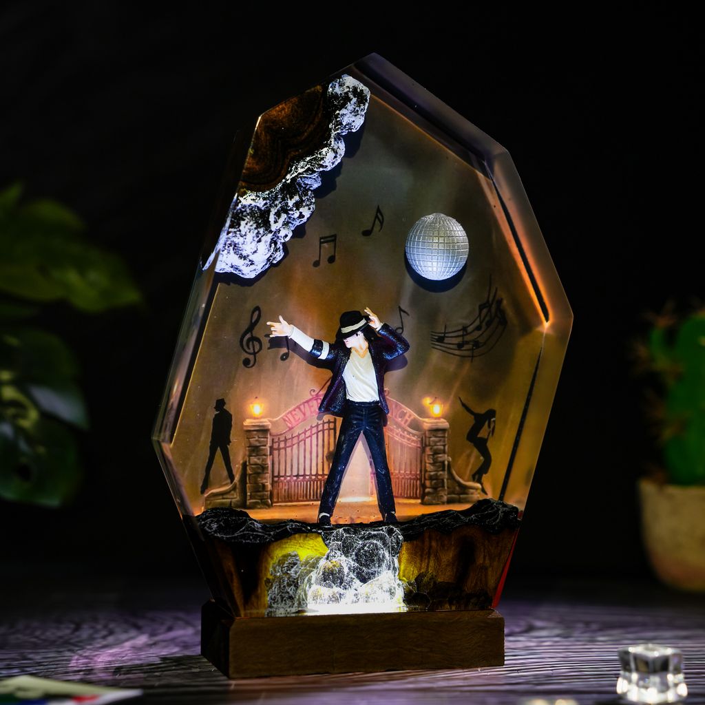 Michael Jackson Resin Lamp 7 Michael Jackson Decor Night Lamp