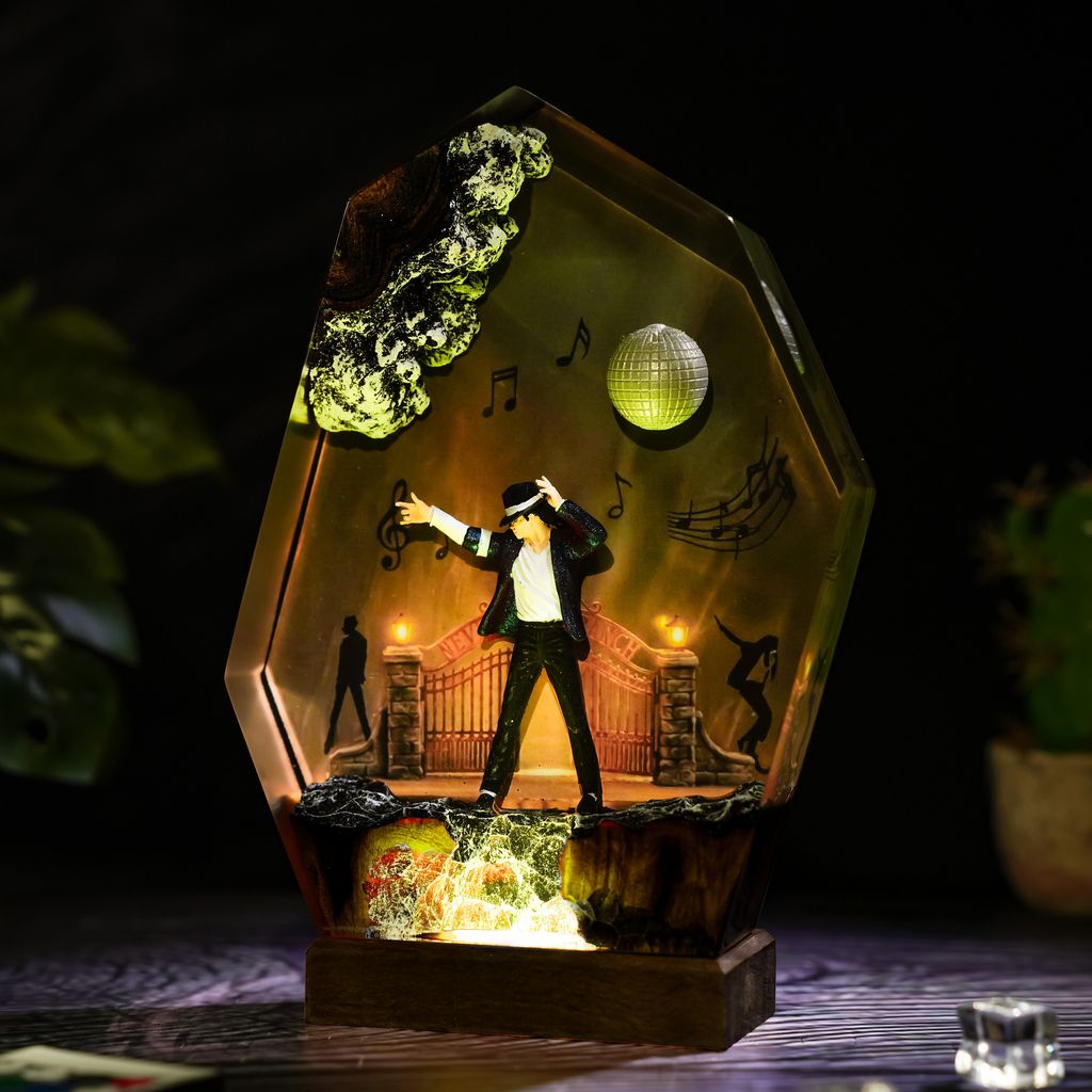 Michael Jackson Resin Lamp 1 Michael Jackson Resin Lamp