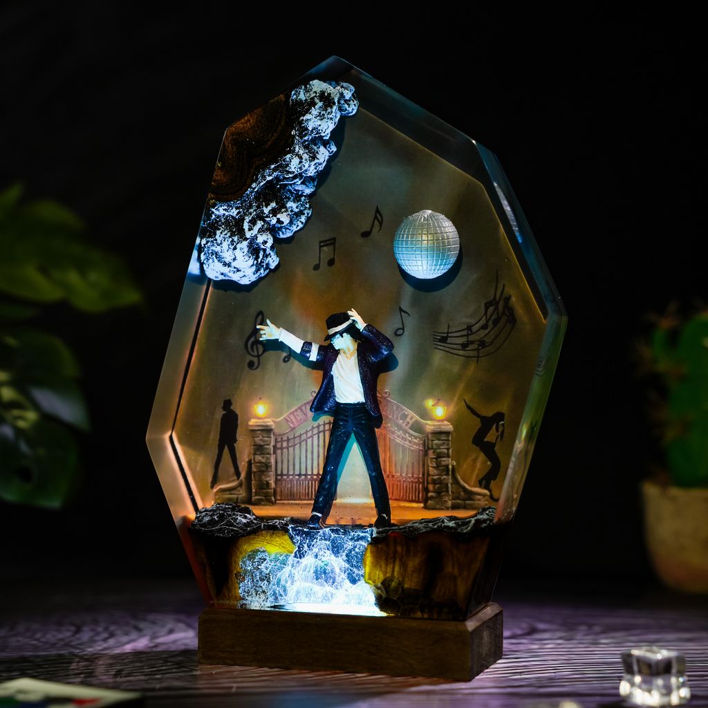 Michael Jackson Resin Lamp 3 Michael Jackson Resin Night Light