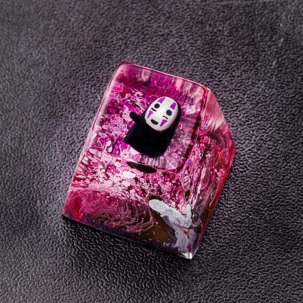 No Face Artisan Keycap Ver 3 3 Kaonashi Handmade Resin Keycap