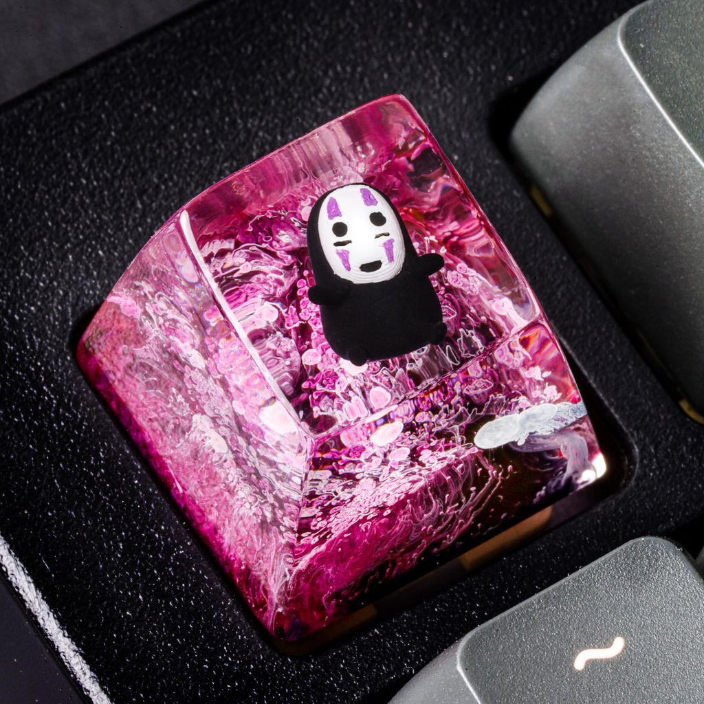 No Face Artisan Keycap Ver 3 5 Studio Ghibli Custom Mechanical Keycap