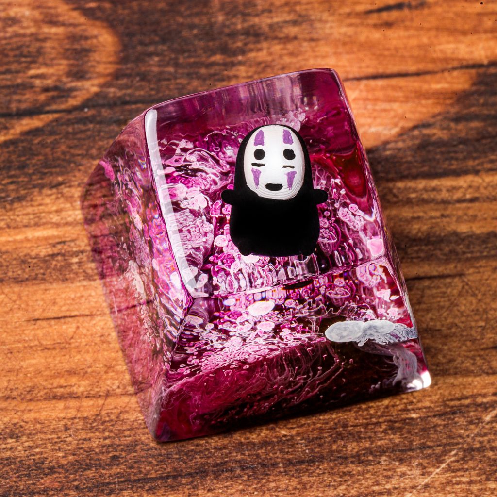 No Face Artisan Keycap Ver 3 7 Anime Inspired Artisan Keyboard Cap