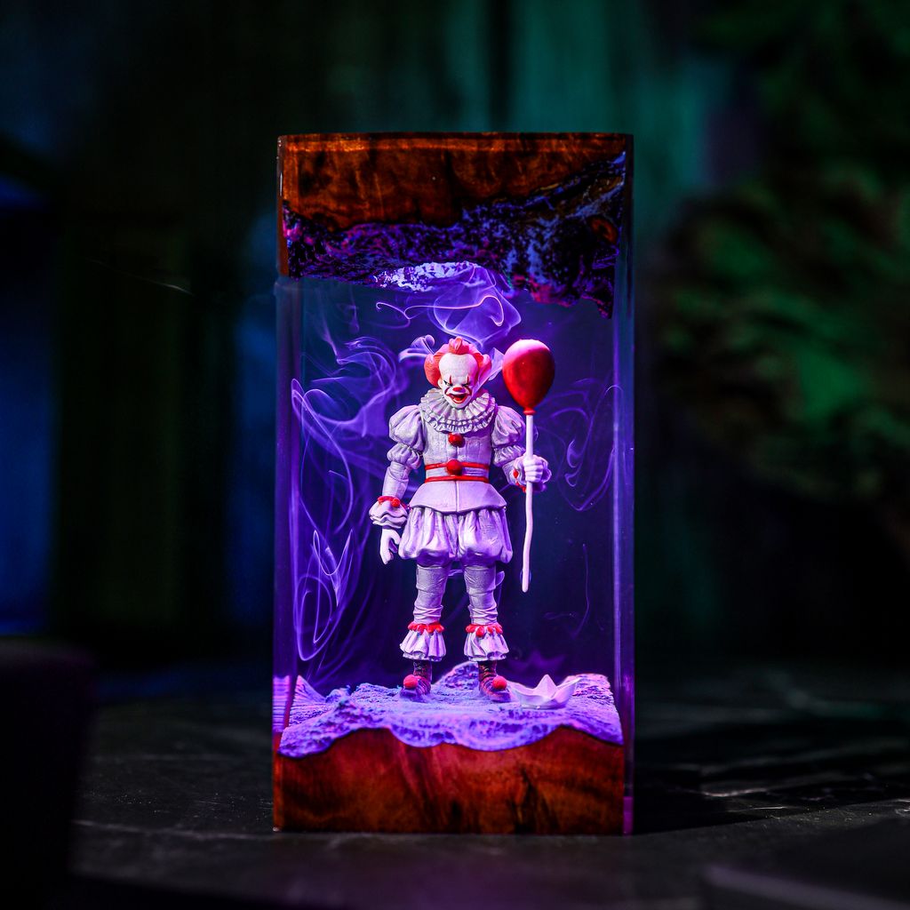 Pennywise IT Halloween Night Light 5 IT Movie Stephen King Table Lamp