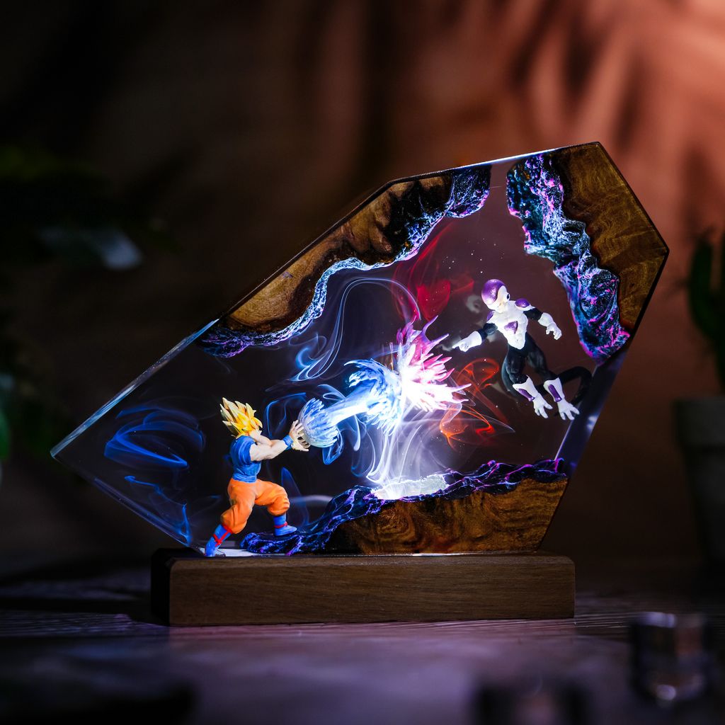 Goku vs Frieza Dragon Ball Z Lamp
