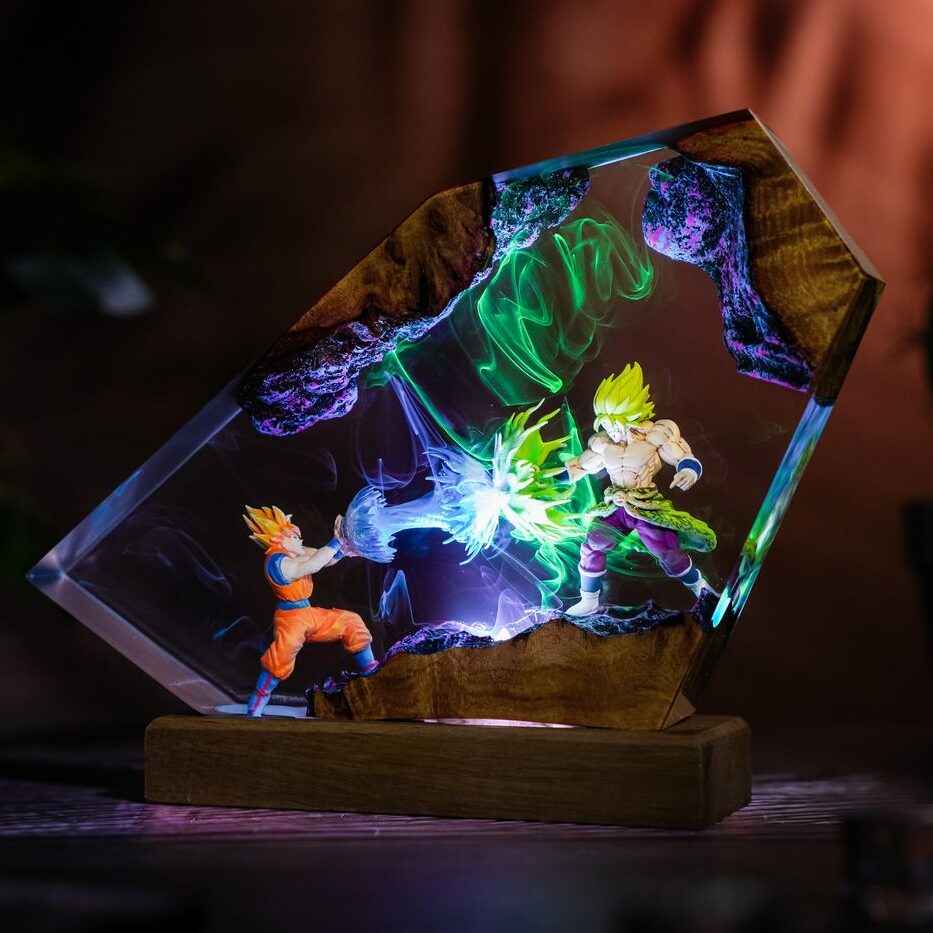 Goku vs Broly Dragon Ball Z Lamp 1 Goku vs Broly Dragon Ball Z Lamp
